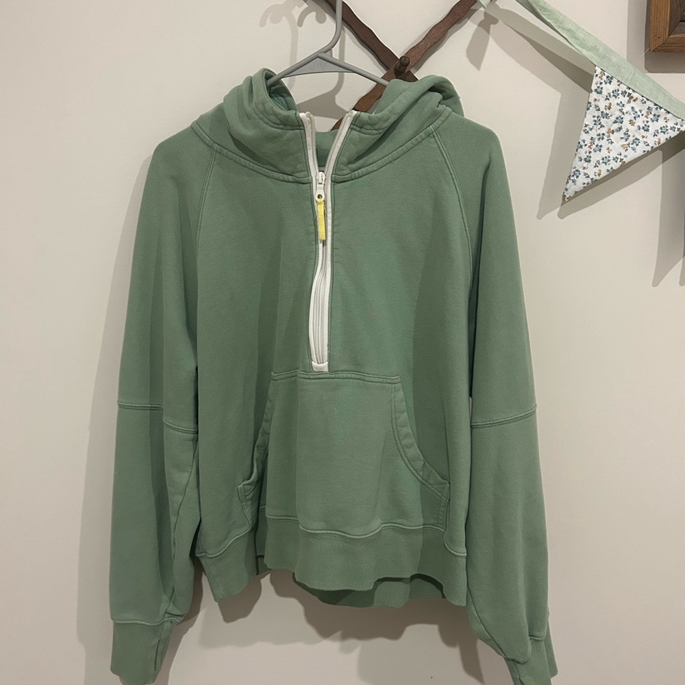 Offline by Aerie quarter zip throwback sweatshirt